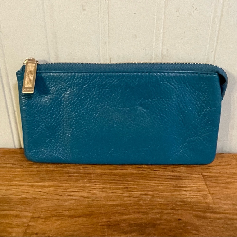 Turquoise Leather Wallet